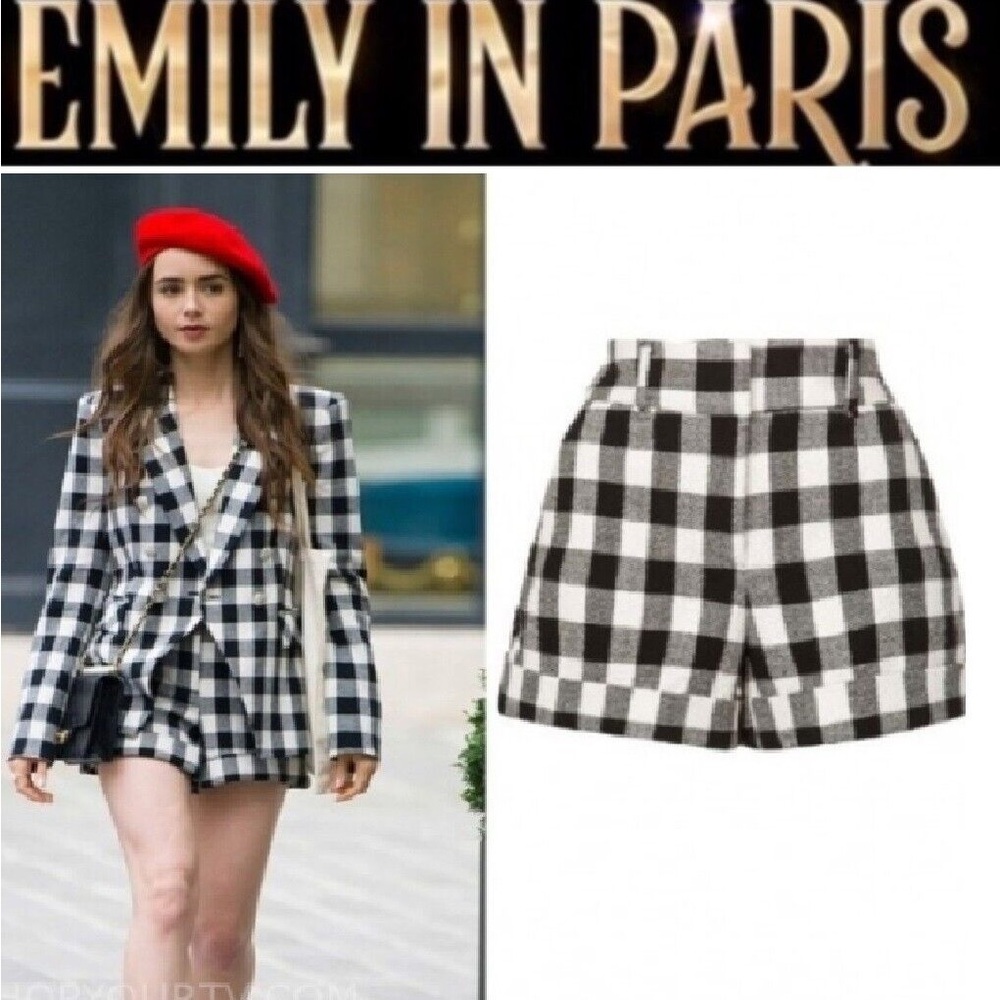 Worn once size 10 Veronica beard gingham shorts